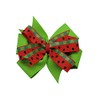 Watermelon Hair Bow (two layer alligator clip)