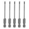 QUARKZMAN 5 Pieces Flat Head Slotted Tip Screwdriver Bits Set
