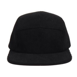 Hatphile: 5 Panel Camper Hat | Multi-Color Unique Designs | Caps for Men & Women | Large or X-Large (US, Numeric, 7 1/4, 7 3/8, Black Corduroy)