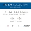 Progress Lighting Replay Collection 2-Light Ceiling Light, Flush Mount Ceiling