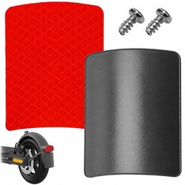 GXGM Porta targa per monopattino,porta targa monopattino elettrico, Supporto per Targa Monopattino con Viti, adesivo riflettente rosso per supporto targa,Compatibile con M365 Pro 2