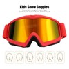 Kids Ski Goggles HD Coating Lens UV Protection Shock Resistance