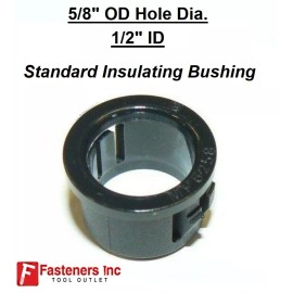 Fasteners Inc (Qty 250) Insulating Snap Bushings 1/2" ID - Hole Diam 5/8" Auveco 16090 MP06258