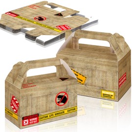 Bucherry 12 Pcs Dinosaur Treat Boxes Dino Party Favor Boxes Candy Goodie Gift Containers for Dinosaur Birthday Decorations Dino Birthday Party Supplies Baby Shower Decorations