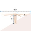 Pennsylvania Woodworks Wall Mounted Clothes Drying Rack - Heavy Duty,