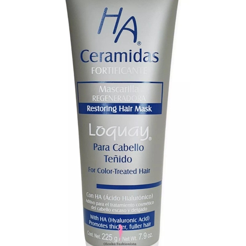 Loquay Mascarilla Regeneradora Para Cabello Teñido Ha Ceramidas