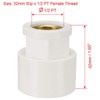 TOP-VIGOR 32mm Slip x 1/2 PT Female Brass Thread PVC