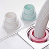 Pack of 8 Drain Pipe Seal Hose, Rubber Sleeve Siphon