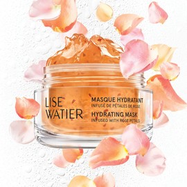 Lise Watier Hydrating Mask Infused With Rose Petals, Alcohol-free, Paraben-free, Oil-free, 50 ml.