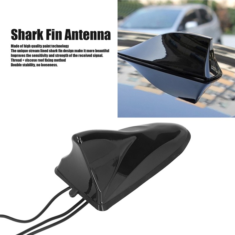 Shark Fin Antenna Car GPS+FM+WIFI 3in1 Radio Signal Roof Aerial