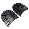 Sole Repair Parts Hiker Heel Large Replacement Heel, black