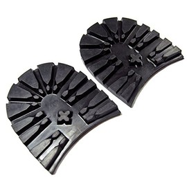 Sole Repair Parts Hiker Heel Large Replacement Heel, black