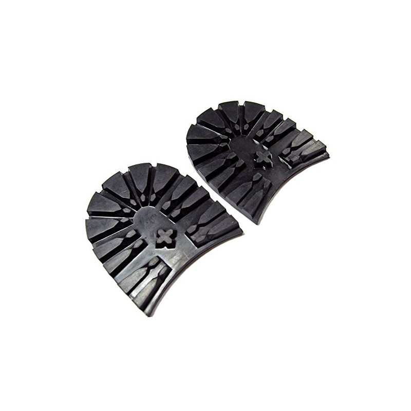 Sole Repair Parts Hiker Heel Large Replacement Heel, black