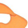 Sensalou Adult Bib Ess Apron Spill Bib for Seniors, orange