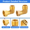 FORMVERSITY Angle Fitting 3/4 Inch Angle 90 Degree and Angle