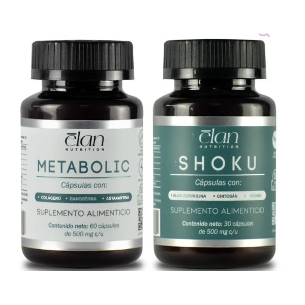 Suplemento metabolico con Astanxantina L Carnitina Cromo Chitosan Suplemento Shoku