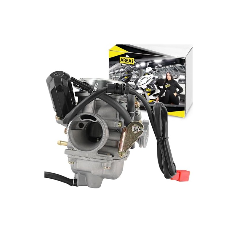 Area1 Replacement Carburettor 24 mm with E-Choke for 125/150 cc