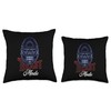 Gorilla Mode Silverback Gym Animal Workout Fitness Lifting Throw Pillow