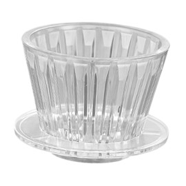 Acrylic Coffee Dripper, Coffee Brew Filter Cone, Reusable Coffee Filter Cup Coffee Filter for Hiking