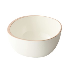 Takenaka T-26616 Scoosy Bowl, Small, Made in Japan, White, Approx. 4.7 x 4.7 x 2.4 inches (12 x 12 x 6 cm)