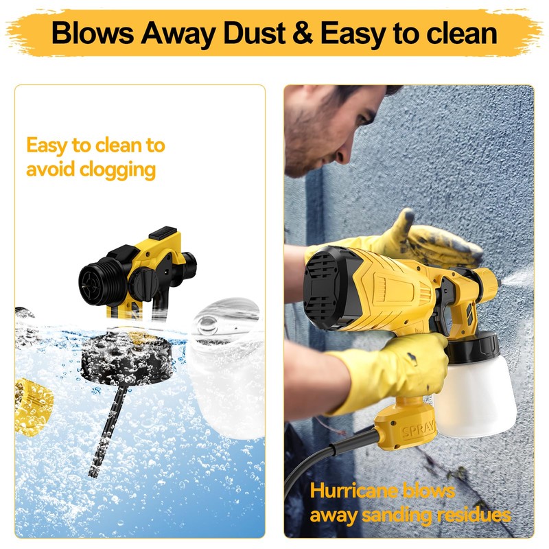 Paint Sprayer Tool 1000W High Power Electric Spray Paint Gun