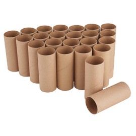 VBS Cardboard Rolls, Pack of 24, 10 cm x 4 cm, Small Transport Rolls for Crafts, for Advent Calendars, Cardboard Sleeves, Basic Item