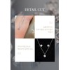 Tears Simulette Diamond Silver 3-Part Necklace and Earrings SET Tears