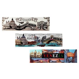 Set of 3 Fridge Magnets 3D City Venice Italy Souvenir Gift Home Kitchen Collectible 10433 10439 10438