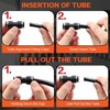 180PCS Air Hose Push to Connect Fittings Kit, 1/8",1/4",5/16",3/8",1/2" &