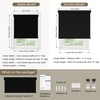SUNOFF Cordless Blackout Roller Shades Blinds for Windows Free-Stop,Pull Down