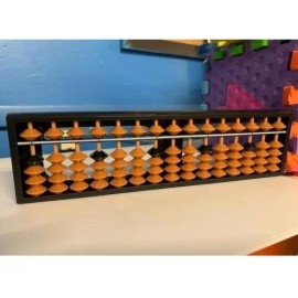 Hacer y Aprender 10 Ábaco Japonés Soroban 15 Líneas Matemático De Plástico