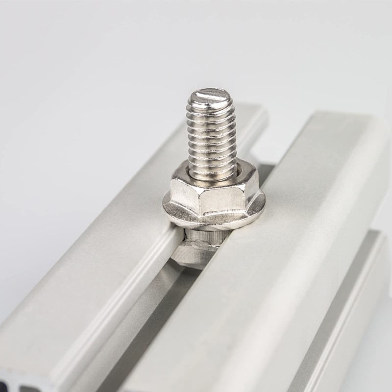 QUARKZMAN M6 x 30 mm T-Nut and M6 Hex Flange