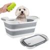 Gigco21 Collapsible Pet Bathtub with Water Drainage Hole and Plug