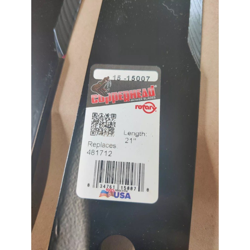 COPPERHEAD 3 Pack Mulching Blades fits Scag Cheetah Turf Tiger