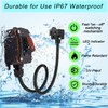 PAGUO Inline Cord Switch with 14AWG Cable, Outdoor Extension Cord