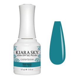 KIARA SKY Gel Polish | Soak-Off All In One 0.5 fl oz | G5100 Trust Issues (Teal Indigo Shade)