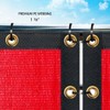 Houssity Red 7' x 16' Fence Privacy Screen Cover Panel