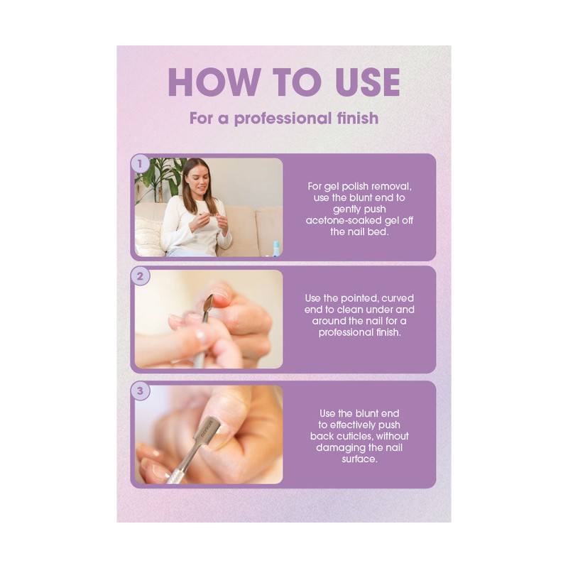 Manicare ManiPRO Cuticle Pusher & Cleaner