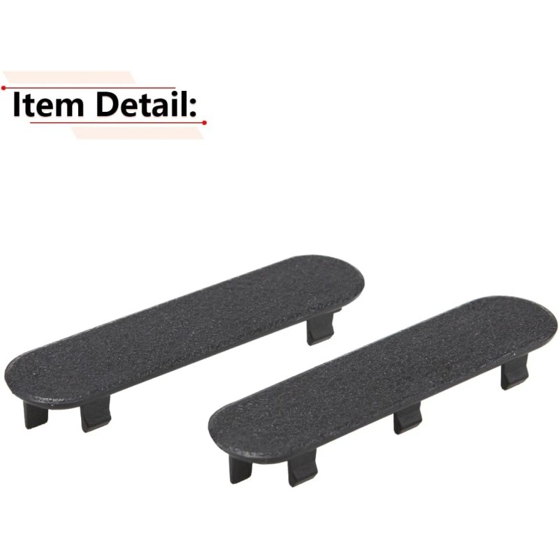 NoBrand 1 Pair Door Panel Handle Plug Screw Cover Trim