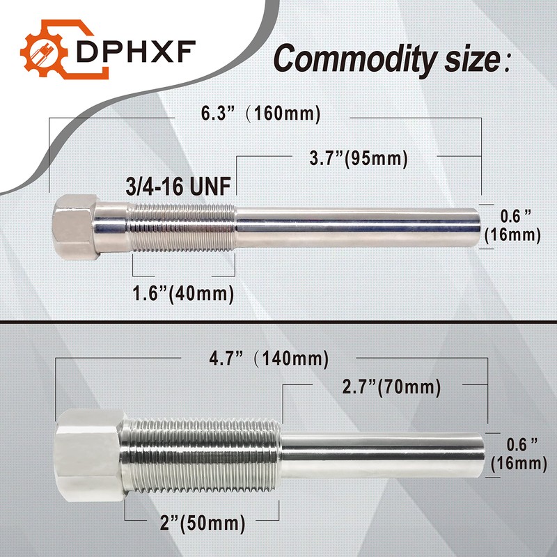 DPHXF Hardened Primary & Secondary Clutch Puller Tool kit. Contains