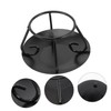 GLEAVI Iron Cauldron Rack Stand Stable Slip Trivet for Cooking