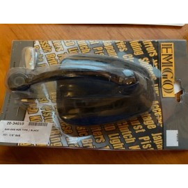 Emgo - 20-34010 - Universal Bar-End Mirror, Black, for 7/8in. Handlebars