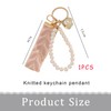 WANTUSHUI Women's Pearl Keyring, Fashion Key Ring, Aesthetic Accessory, Comfortable