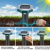 10 Pack Mole Repellent Solar Powered Snake Repellent for Yard-