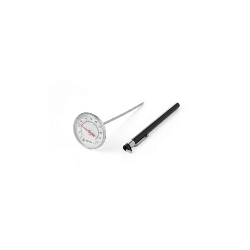 HENDI Penetration Thermometer, Kitchen Thermometer, Meat Thermometer, 127 mm Stainless