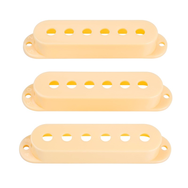 Banworks 48mm/50mm/52mm SSS Pickup Covers Set Plastic Single Coil Pickup