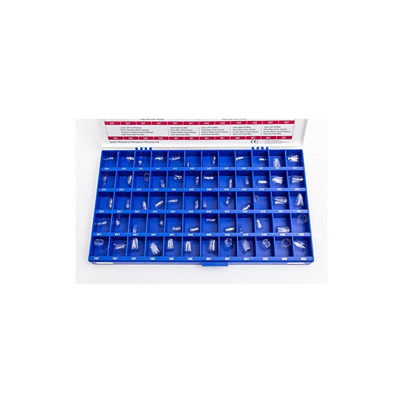 UVUBXT Dental Crown Forms Transparent Strip Off Crowns Posterior Type