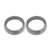 Bittwee 2PCS 65mm Car Exhaust Manifold Gasket, Automotive Replacement Exhaust