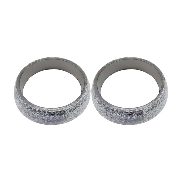 Bittwee 2PCS 65mm Car Exhaust Manifold Gasket, Automotive Replacement Exhaust