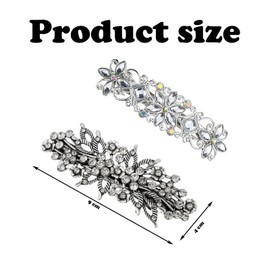 Silver Hair Clips, 3 Pcs Fashionable Hair Accessories For Women And Uniquely Designed Hair Barrettes For Women Are Suitable For Enhancing The Beauty Of The Overall Style